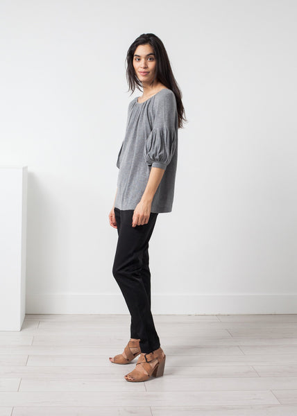 Cashmere Puff Sleeve Knit